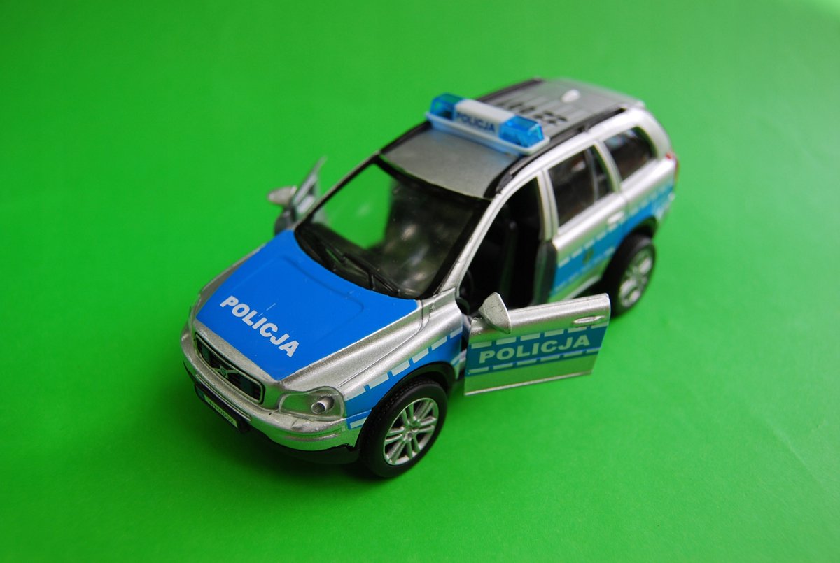 Volvo Politieauto Speelgoed 14cm - Hipo