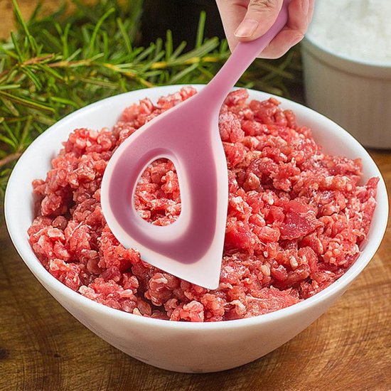 Gehaktbal Schep Bolvormer- Handmatige Vleesbal Schep Mal Baller - Antiaanbak Keuken Bal Tool voor Aardappel Garnalen Kip Vis Commercieel Restaurant Thuis Tuin van Merkloos — afbeelding 3