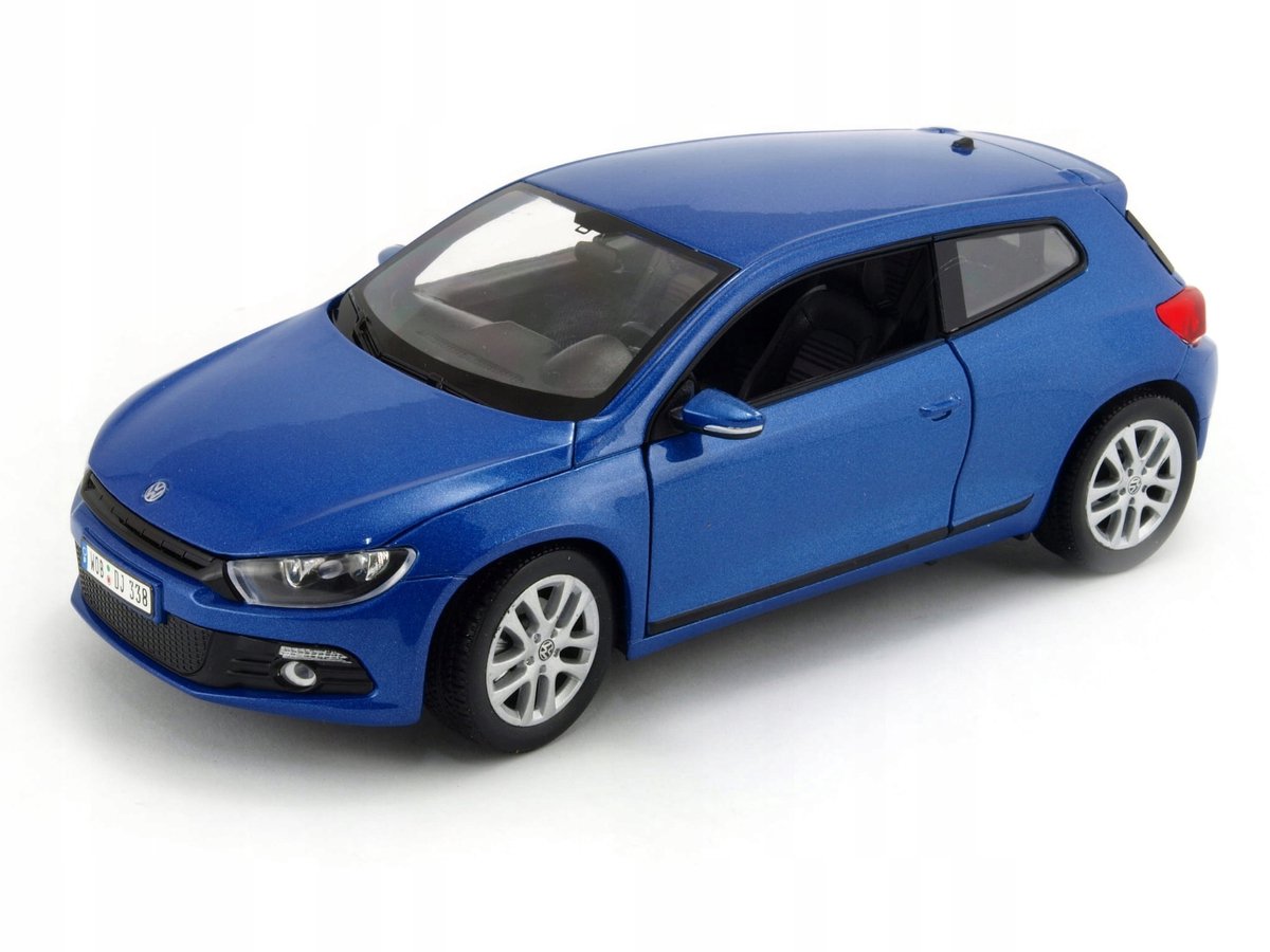 Volkswagen Scirocco 1:24 modelauto Welly - blauw