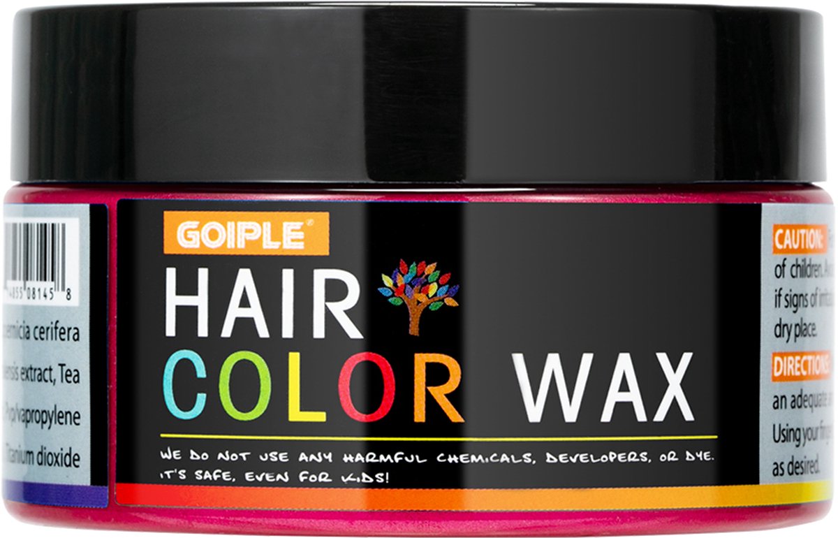 RODE Hair Coloring Wax -Tijdelijk - Haarverf - Haar Wax - Uit wasbaar - Rood- haircoloring was