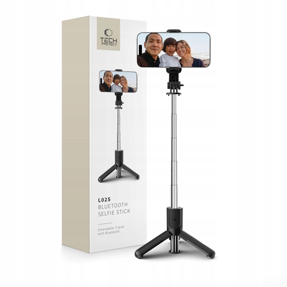 Stabilne Selfie Stick Statief met Bluetooth Afstandsbediening