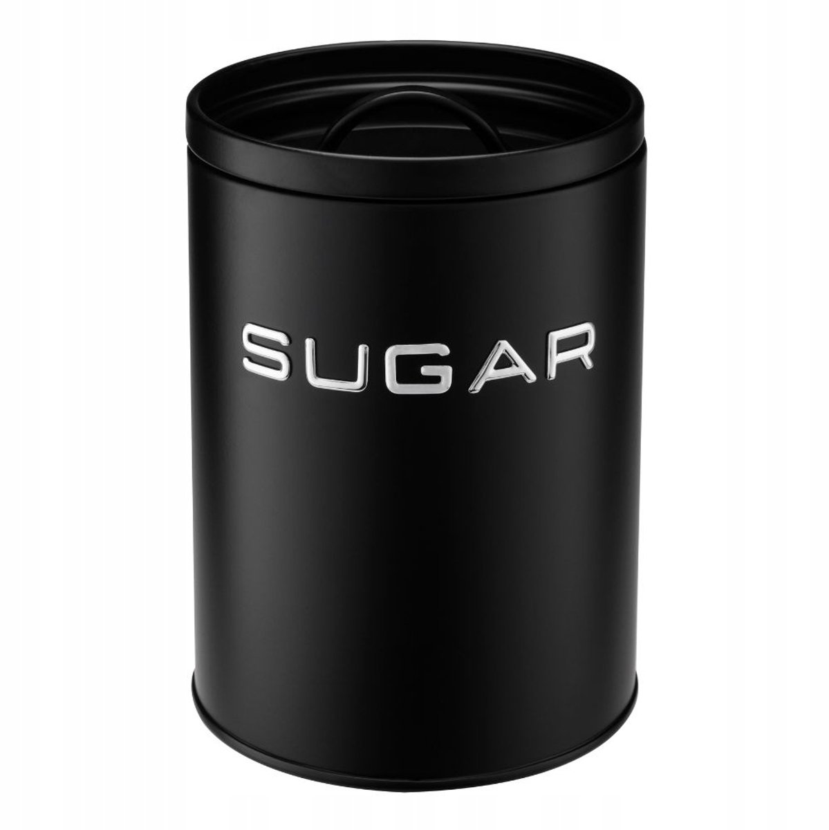 ALEX SUGAR Zwarte Metalen Suikerpot - 1.3L