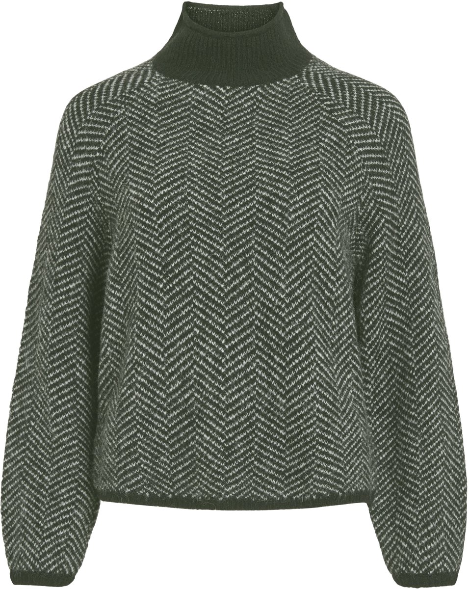 VILA - VILORY HIGH NECK L/S KNIT TOP - NOOS - Dames - Gebreide truien