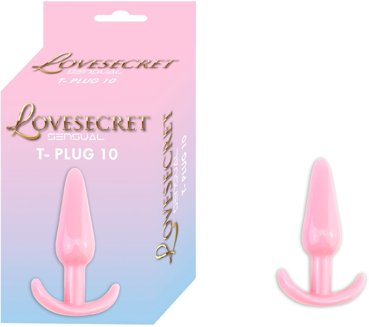 Lovesecret Sensual – LS19 – T-Plug 10 – Roze – 12,3 cm / 4,8 inch