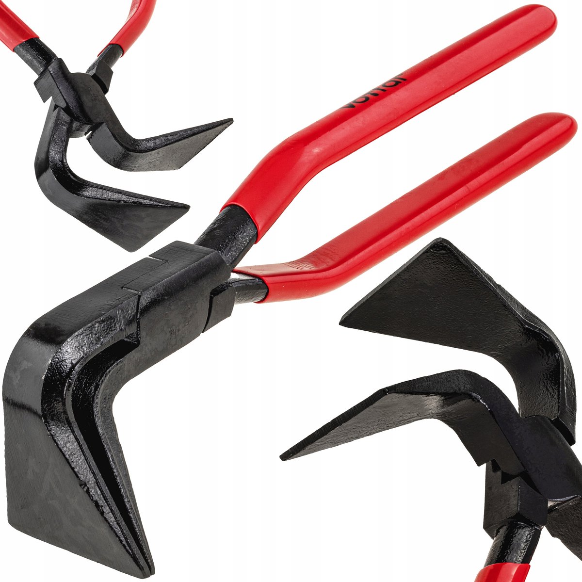 Vorfal 90° gebogen plaatbuigtang 275mm - Staal