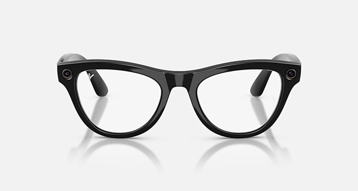 Ray-Ban Meta Skyler - Transitions Cerulean Blue - Shiny Black