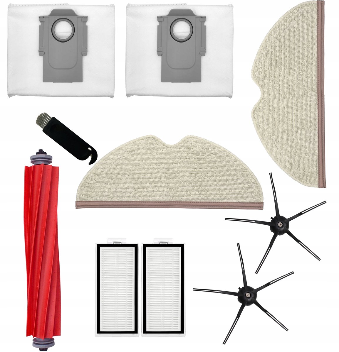 Onderhoudsset voor Roborock Q7, Q7+, Q7 Max: Borstels, Filters, Mops, Zakken