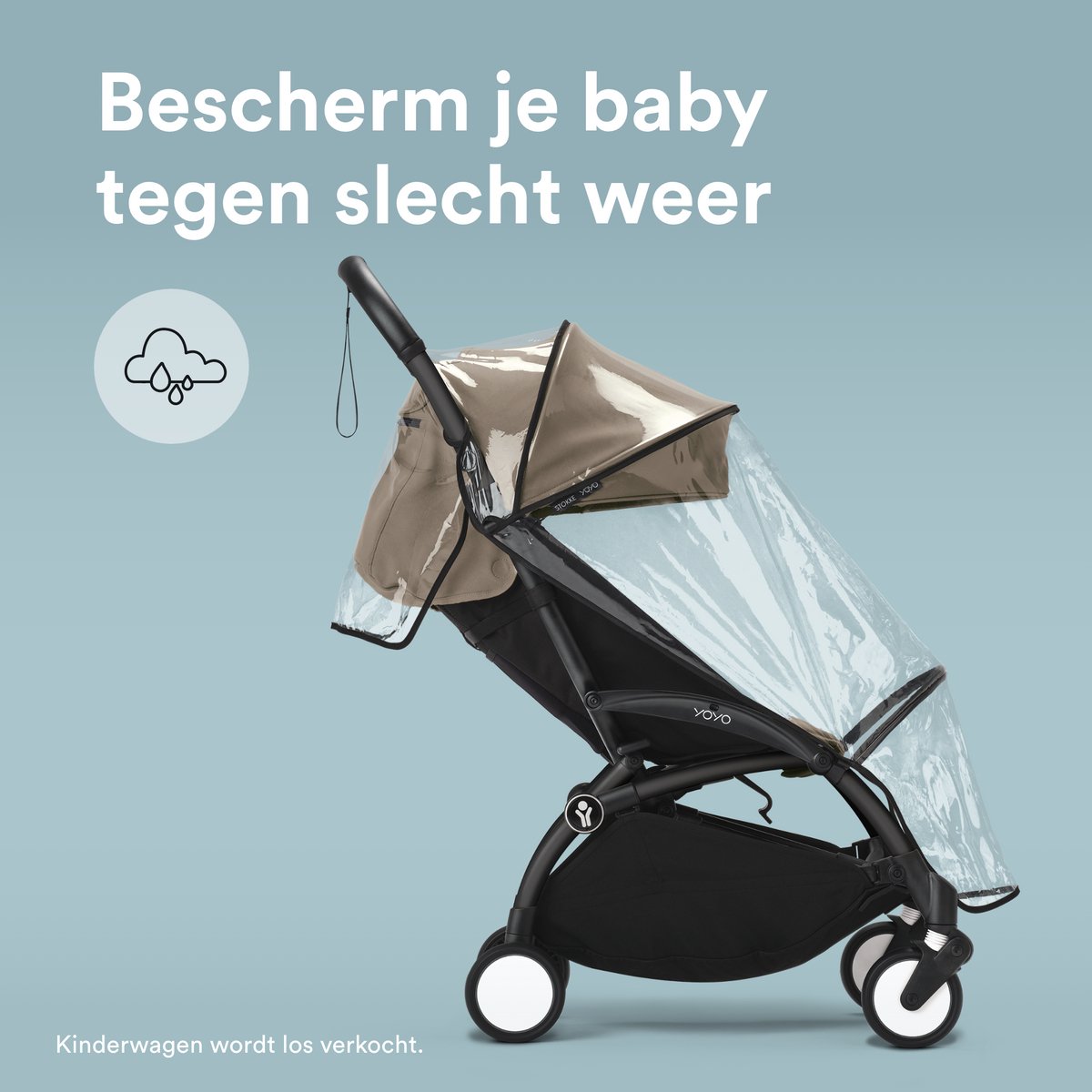 Stokke YOYO Regenhoes Waterdicht Ontwerp - afbeelding 2