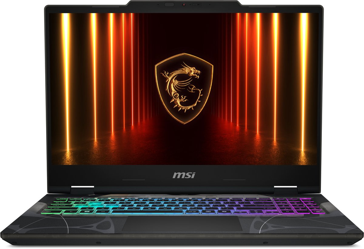 MSI Cyborg 15 B13WEKG-800NL Intel® Core™ i7 i7-13620H Laptop 39,6 cm (15.6") Full HD 16 GB DDR5-SDRAM 512 GB SSD NVIDIA GeForce RTX 5050 Wi-Fi 6E (802.11ax) Windows 11 Home Zwart