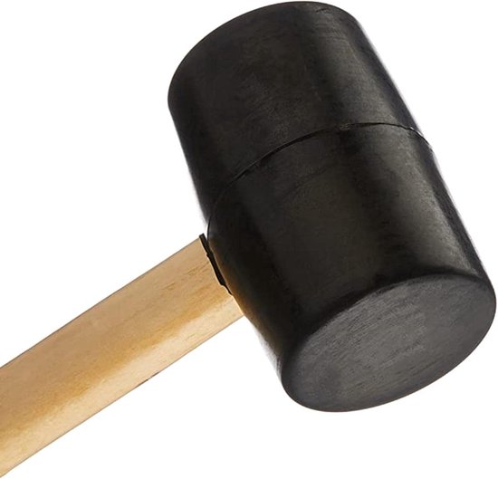 Rubberen Hamer 250 Gr Terugslagloze Hamer Houten Steel Hamer rubberen-hamer-250-gr-terugslagloze-hamer-houten-steel-hamer