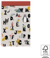 House Of Products Cadeauverpakking - Inpakzakken - Alphabet - 12 x 19 cm - 10 stuks