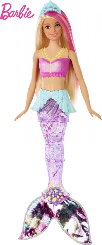 stil voorstel tentoonstelling Barbie Dreamtopia Twinkelende Lichtjes Zeemeermin - Barbiepop | bol.com