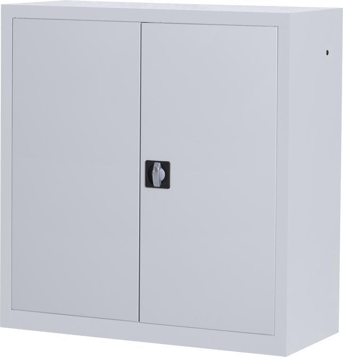 Metalen draaideurkast, Archiefkast, Kantoorkast I 104x100x43.5 cm I Grijs I DKP-102 I Povag