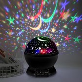 Sterrenprojector - Sterrenhemel - Nachtlampje kinderen - Babyprojector - Zwart - Sfeer - Feest