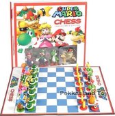 Super Mario Schaakspel - Collector's Edition - Luigi - Schaken - Cadeau set Mario - Chess Game Mario