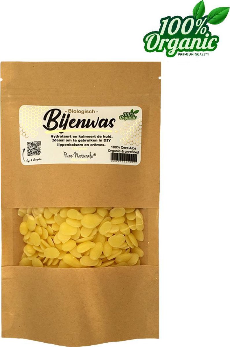 Pure Naturals Bijenwas (geel, biologisch en ongeraffineerd) 100 gram |  bol.com