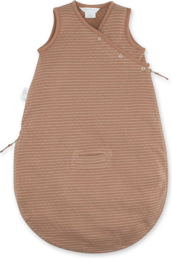 BEMINI slaapzak MAGIC BAG 14m 60cm Streep natuurlijke ecru Twin jersey