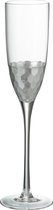 J-line Champagneglas Transparant/Zilver