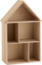J-Line Muurrek Huis 3 Planken