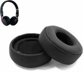 Luxe Lederen Oorkussen Set Geschikt Voor Beats by Dr. Dre Mixr - Vervangende Koptelefoon Earpads - Oor Kussens - Ear Pads - Oorkussens Met Memory Foam Binnenlaag - Zwart