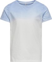 Kids Only t-shirt meisjes - blauw - KONblake - maat 122/128
