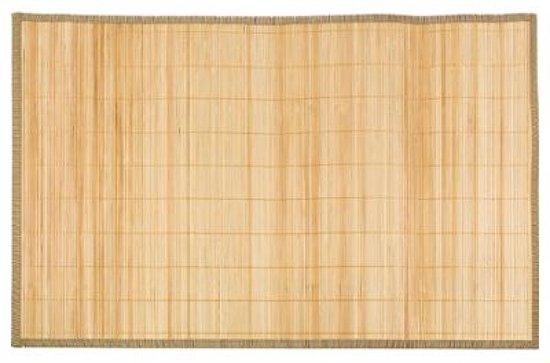 Badmat/vloerkleed Bamboo Beige 50*80cm