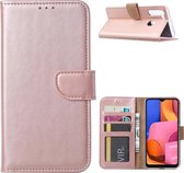 Samsung Galaxy M11 - Bookcase Rose Goud - portemonee hoesje