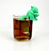 De Gouden Kat - Thee ei - Theezeef - Theefilter - Eekhoorn - Groen