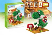 Bouwstenen pop Yoshi - Speelgoed - Mario - Kinderen - Volwassenen - 1822 blokjes - Bouwpakket