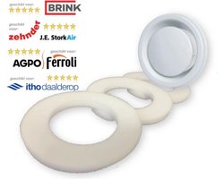STK 100/125 Afdichting Ring voor Ventilatie Ventiel Stork Air WTW