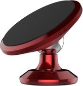 Sony Xperia L2 Autohouder - Magneet - Rond - Telefoonhouder - Telefoon houder - 360 draaibaar -  telefoonhouder - Rood - LuxeBass