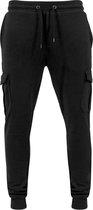 Urban Classics Heren joggingbroek -S- Fitted Cargo Zwart