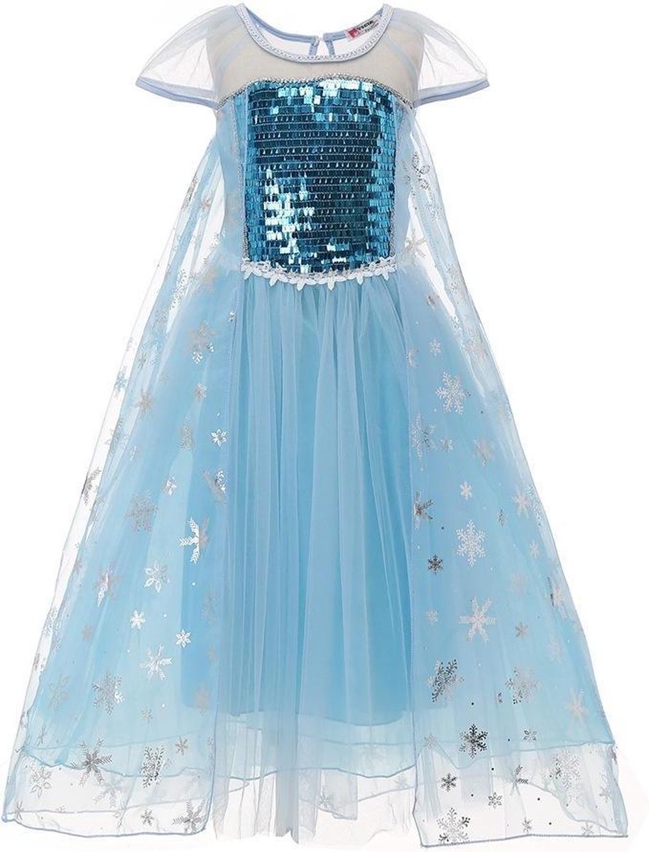 Prinses - Elsa jurk - Frozen - Frozen - Prinsessenjurk ...