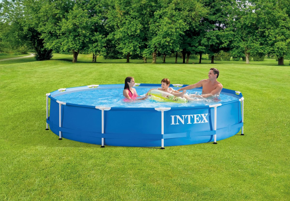 Metal Frame Pool Zwembad Deluxe Deal - 366 x 76 cm – foto 2