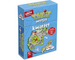 Vakantielanden Weetjes Kwartet - Kaartspel - Boordevol leuke feitjes over populaire vakantiebestemmingen