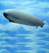 Kartonnen bouwplaat Graf Zeppelin met metaalfolie