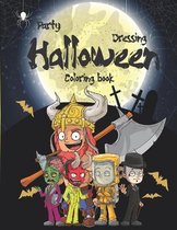 Party dressing halloween coloring book