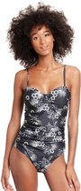 Vive Maria Badpak -XXL- Tropical Blossom Zwart