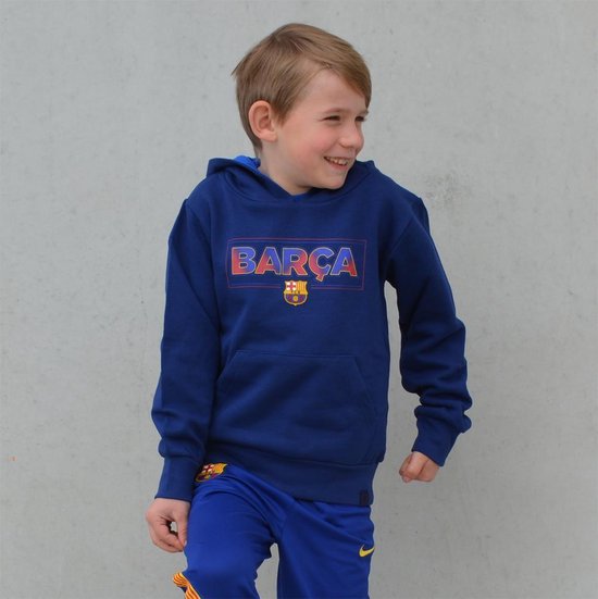 FC Barcelona hoodie - KIDS - 4 jaar (104) - blauw | bol.com