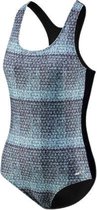 Beco Badpak Beactive Dames Polyester/elastaan Zwart/grijs Mt 42