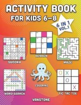 Activity Book for Kids 6-8