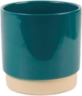 Gina Da - Eno - Bloempot - Ø 10 cm  - petrol