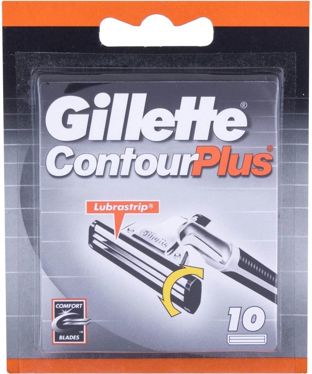 Gillette Contour Plus Lames De Rasoir Pour Homme – 10 Recharges | bol.com