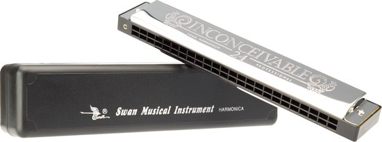 Diatonische harmonica 24 Tremolo - mondharmonica C-majeur - 48 gaats bol.com