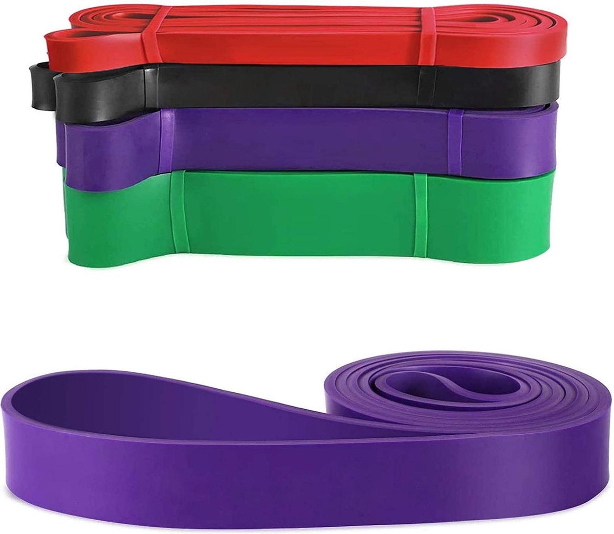 Weerstandsband | Fitness Elastiek | 25 kg | Multicolor