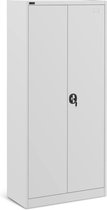 Fromm & Starck Metalen kast - 195 cm - 4 planken - grijs