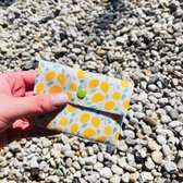 TheHandmadeMusthaves pasjes-houder - Portemonnee - Wit met fruit