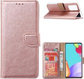 Xssive Hoesje voor Samsung Galaxy A32 5G - Book Case - Rose Goud