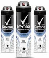 Rexona Deospray / Anti-transpirant  Men – Invisible Ice Fresh - Voordeelverpakking 3 x 150 ml