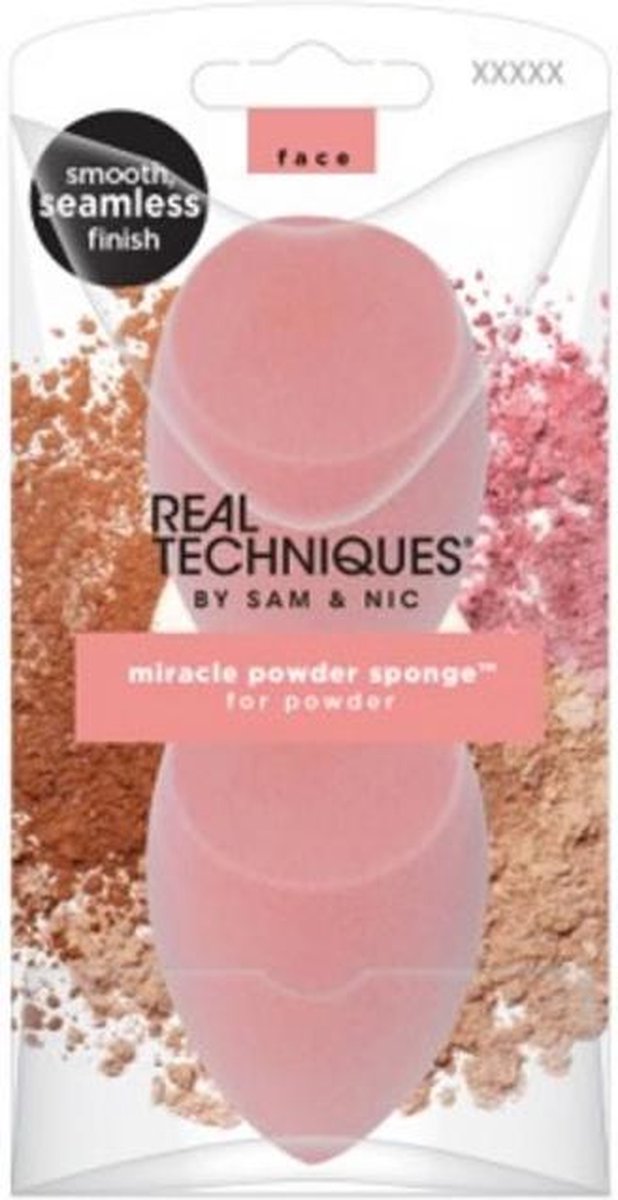 Real Techniques Miracle Complexion Powder Sponge 2 Pcs